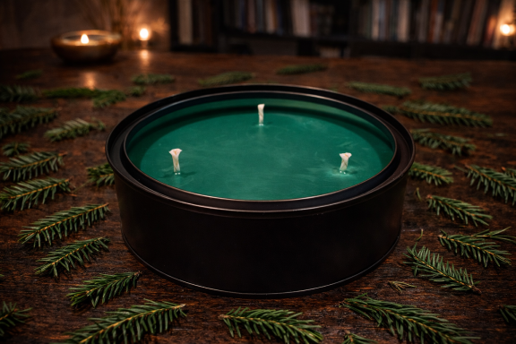 Lux Ethica London vegan and plant-based Fir Tree candle